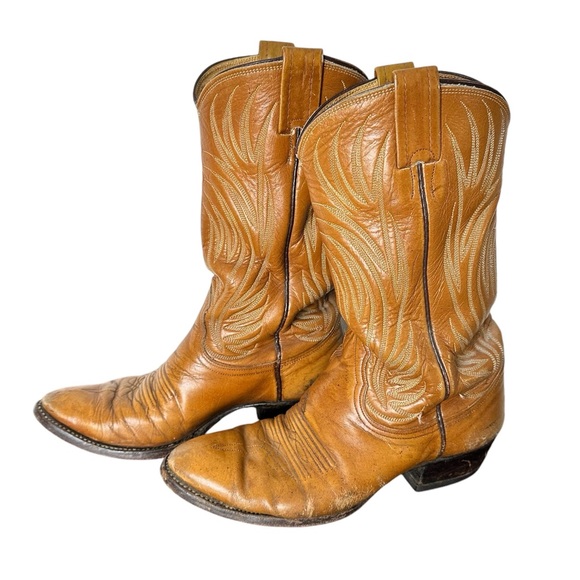 Bottes Ariat Heritage Lacer Homme – Cuir Marron, 8.5 US, Style Western
